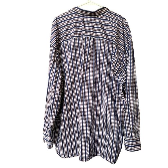 Tommy Bahama Men's Purple Check Plaid Casual Button Down Shirt Size 3X‎ - Picture 2 of 5